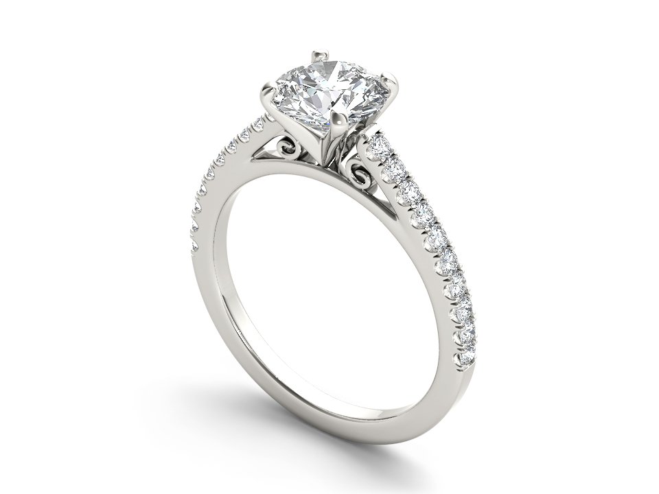 Sparkle Forever: 1.29ct Diamond Engagement Ring – Enchanted Love
