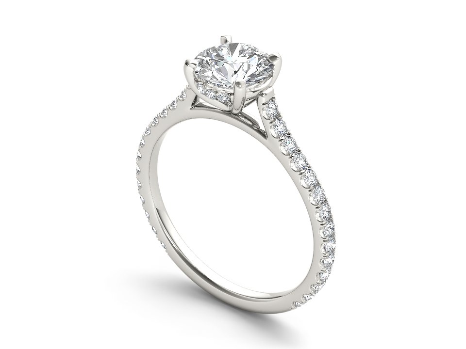 Exquisite 1.42 Carat Diamond Engagement Ring